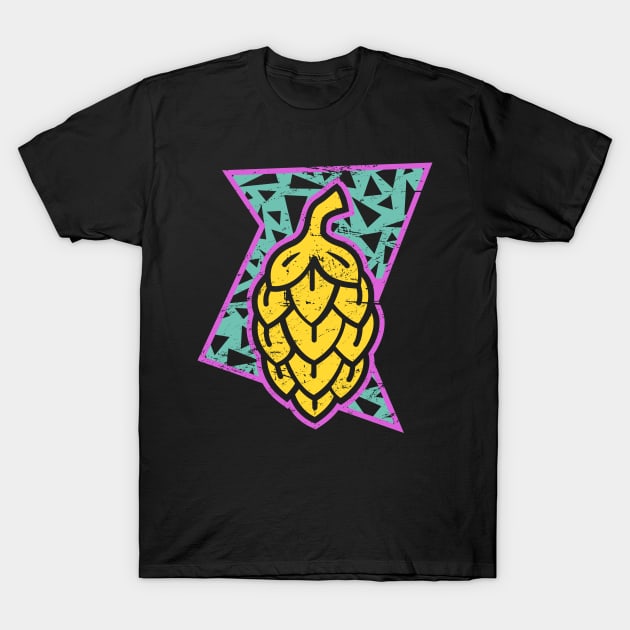 Rad 90s Home Brew Hops T-Shirt by MeatMan
